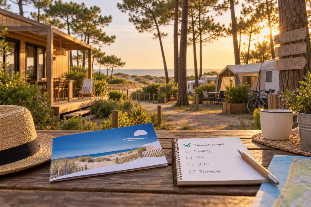 Chèques-Vacances dans les Landes : vérifiez le paiement avant de choisir un camping ou un gîte