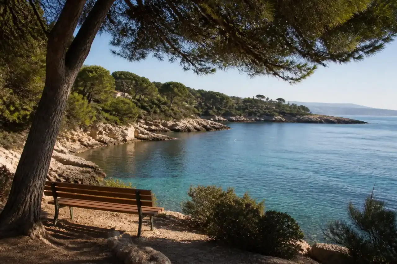 Composition bento des vacances sur la Côte d’Azur hors saison