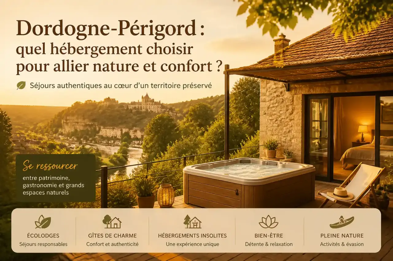 Dordogne-Périgord : quel hébergement choisir pour allier nature et confort ?