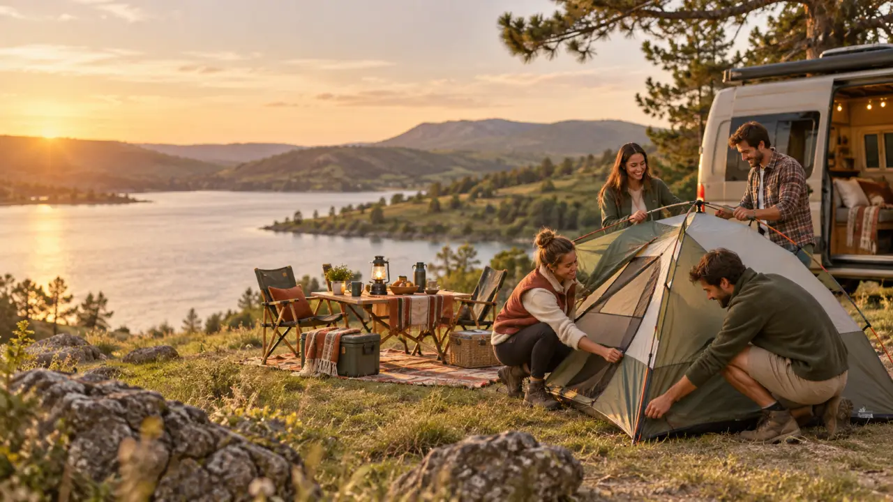 Un week-end en camping réussi dépend surtout de la proximité, du confort et du budget